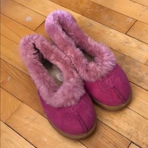 Pink UGG slip on sneaker